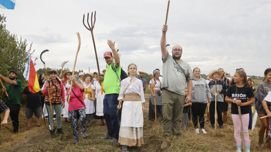 Batalla de Brión226 aniversario35ª marcha polos montes de Brión