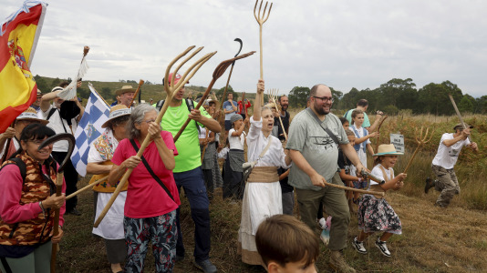 Batalla de Brión226 aniversario35ª marcha polos montes de Brión