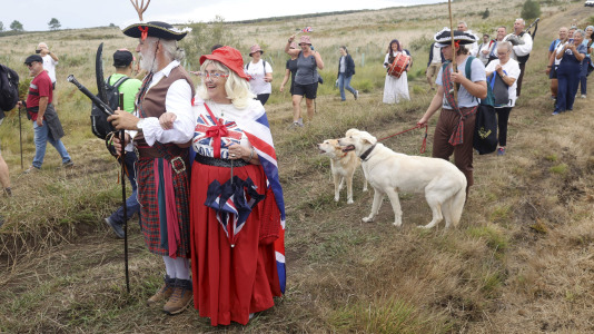 Batalla de Brión226 aniversario35ª marcha polos montes de Brión