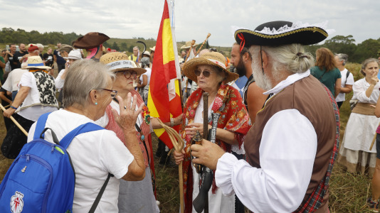 Batalla de Brión226 aniversario35ª marcha polos montes de Brión