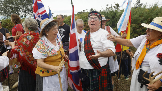 Batalla de Brión226 aniversario35ª marcha polos montes de Brión