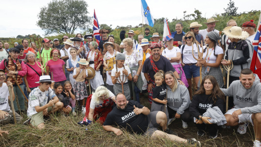Batalla de Brión226 aniversario35ª marcha polos montes de Brión