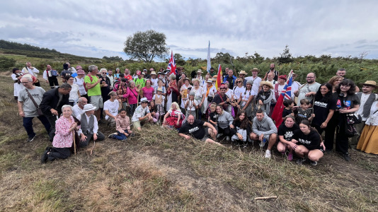Batalla de Brión226 aniversario35ª marcha polos montes de Brión
