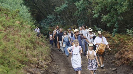 Batalla de Brión226 aniversario35ª marcha polos montes de Brión