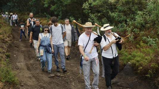 Batalla de Brión226 aniversario35ª marcha polos montes de Brión