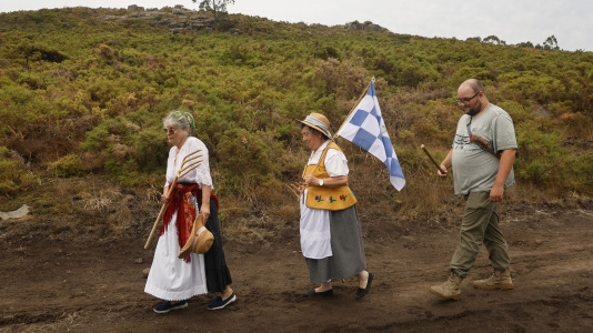 Batalla de Brión226 aniversario35ª marcha polos montes de Brión