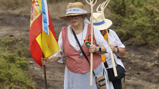 Batalla de Brión226 aniversario35ª marcha polos montes de Brión