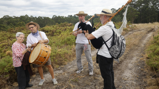 Batalla de Brión226 aniversario35ª marcha polos montes de Brión