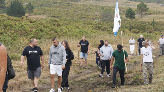 Batalla de Brión226 aniversario35ª marcha polos montes de Brión
