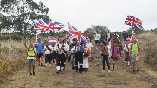 Batalla de Brión226 aniversario35ª marcha polos montes de Brión