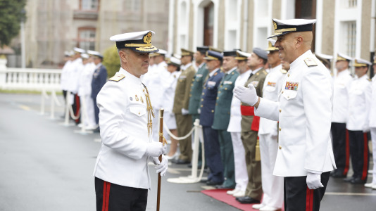 Toma de posesión del General de Brigada Adolfo Morales como Comandate de la Fuerza de Protección de ArmadaEsengra