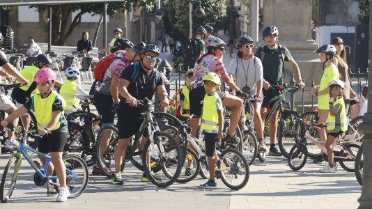 Marcha ciclista por la Semana de la Movilidad