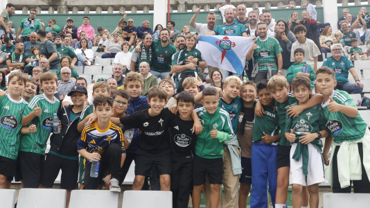 Partido entre el Racing Club Ferrol y el Pontevedra CF