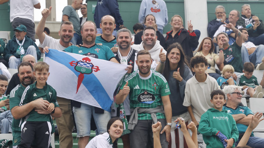 Partido entre el Racing Club Ferrol y el Pontevedra CF