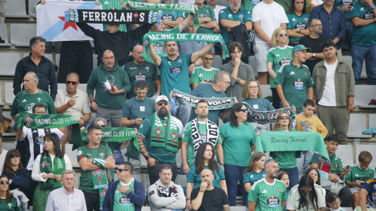 Partido entre el Racing Club Ferrol y el Pontevedra CF
