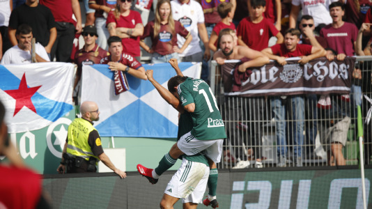 Partido entre el Racing Club Ferrol y el Pontevedra CF