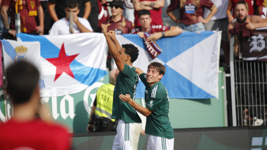 Partido entre el Racing Club Ferrol y el Pontevedra CF