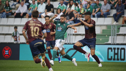 Partido entre el Racing Club Ferrol y el Pontevedra CF