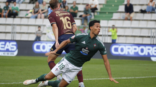 Partido entre el Racing Club Ferrol y el Pontevedra CF