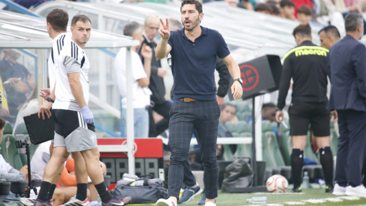 Partido entre el Racing Club Ferrol y el Pontevedra CF